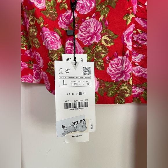 BRAND NEW floral shirt from Zara - Picture 4 of 4